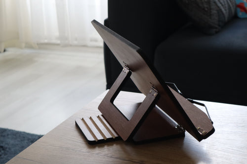 Iqra Engraved Wooden Qur’an & Book Stand