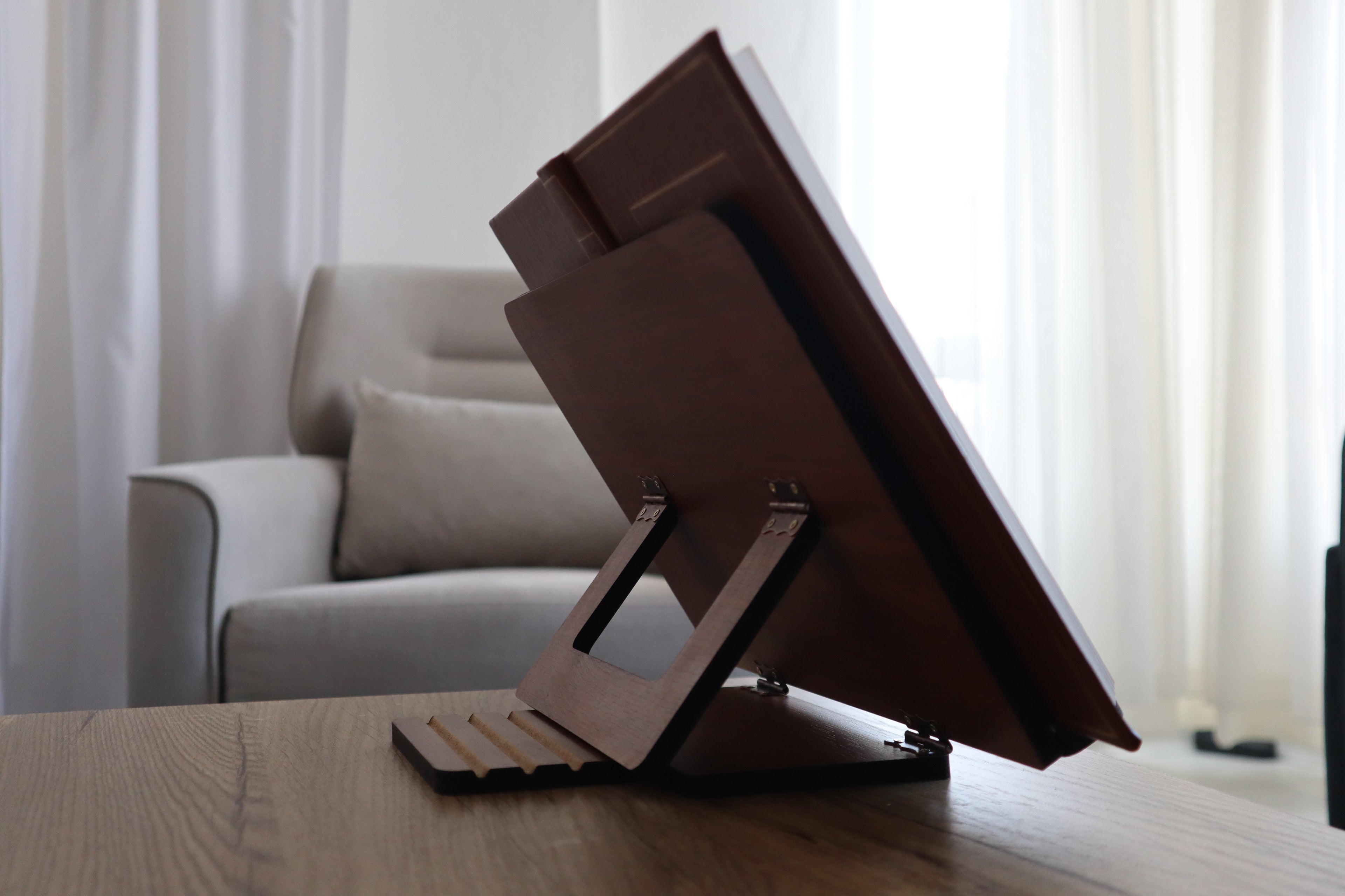 Iqra Engraved Wooden Qur’an & Book Stand